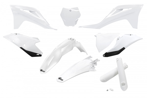 Full Plastic Kit white for Gas Gas MC 125 - MC 250 - MC 250F - EX 250 - EX 250F - EX 300 - MC 350F - EX 350F - MC 450F - EX ...